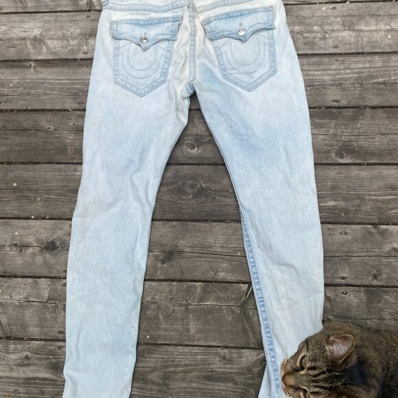 True Religion Jeans Size 34 RICKY BIG T Blue - Picture 4 of 6